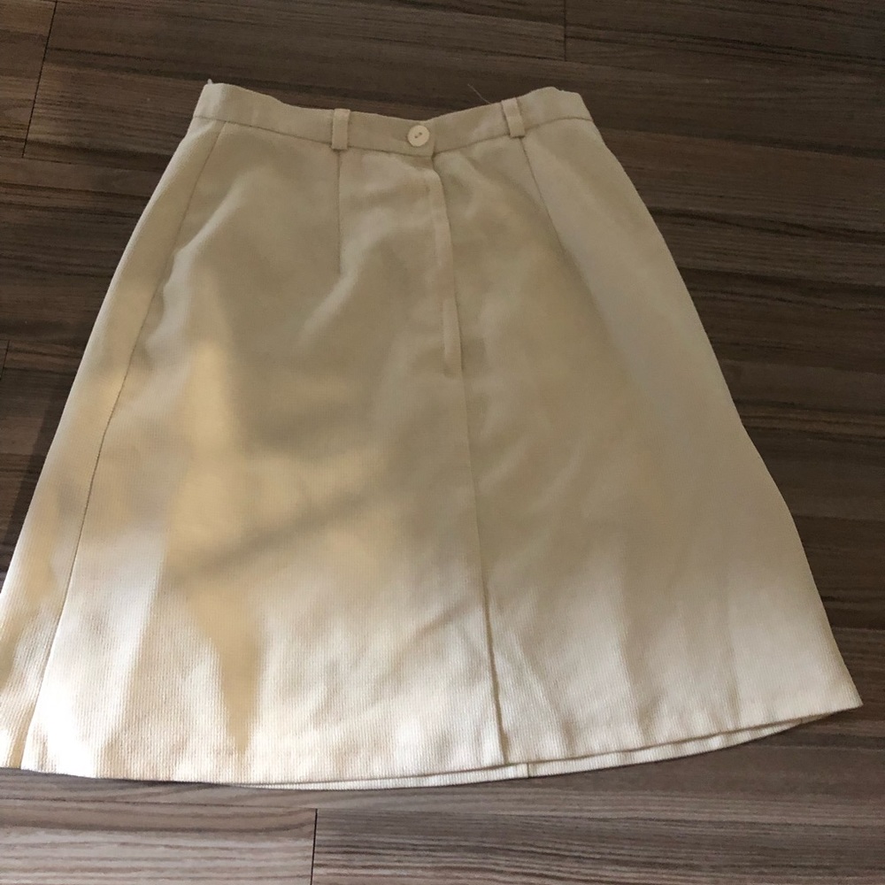 Vintage Pale Yellow Skirt